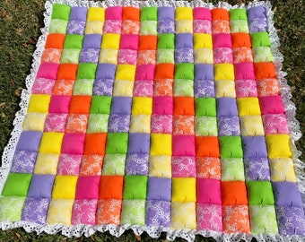 Bubble Quilt, Puff Quilt, Biscuit Quilt