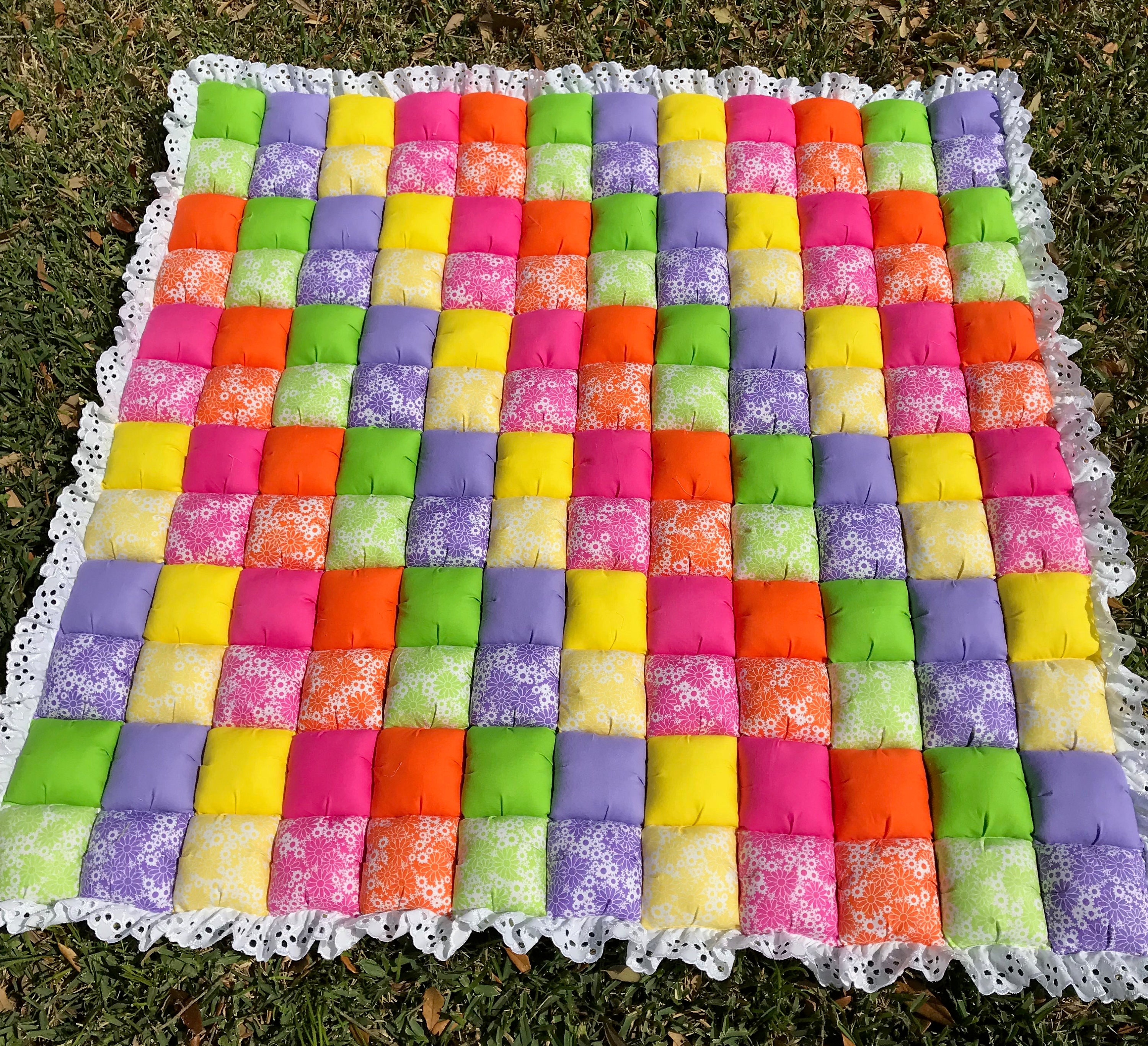 Bubble Quilt, Puff Quilt, Biscuit Quilt