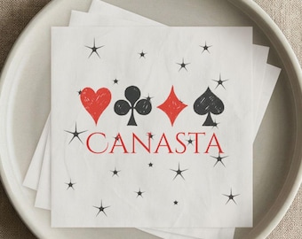 Canasta-servetten, servetten