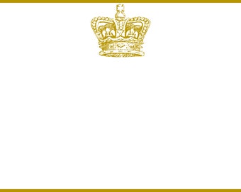 Crown: Flat card with envelope