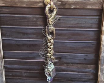 3 Ring Link - Glove Clip - Lobster Claw Clasp