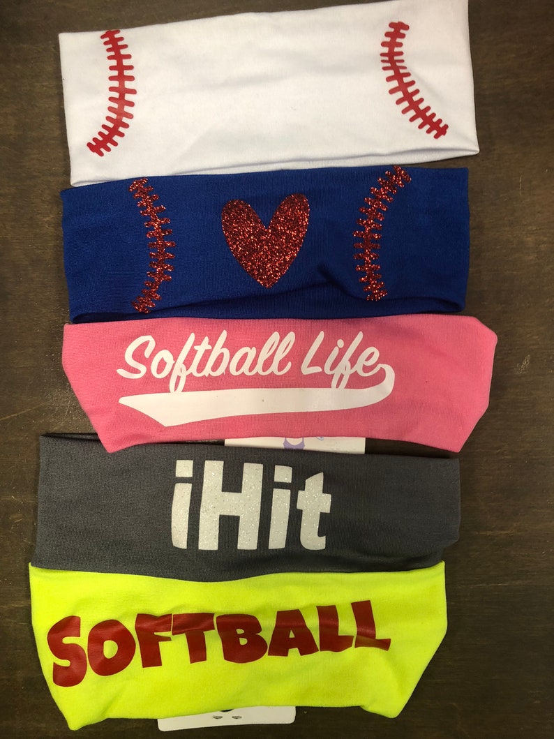Custom Softball Headbands Etsy