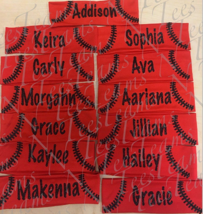 Custom Bulk Team Headbands624 Count Etsy