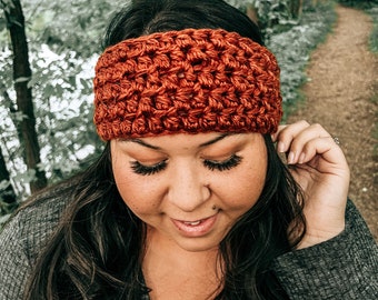 Chunky Crochet Headband Pattern, Easy Ear Warmer (Digital Download)