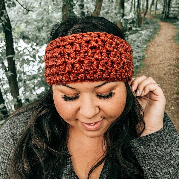 Crochet Headband Pattern, Crochet ear warmer Pattern, Crochet headband, Chunky Crochet ear warmer, Quick Crochet headband, Easy Crochet