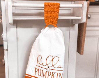 Crochet Kitchen Towel Holder Pattern – Easy Handmade Design (PDF Pattern)