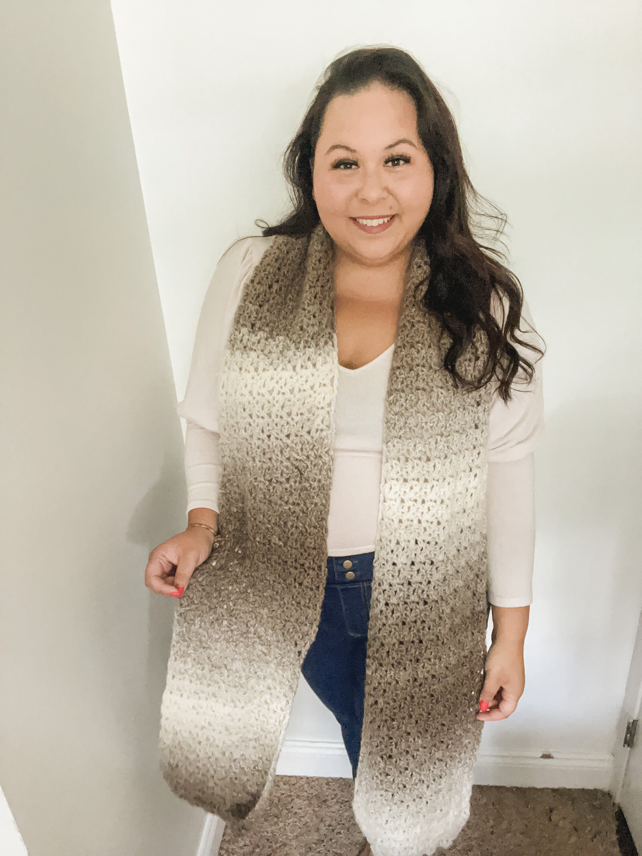 Crochet Super Scarf Pattern – Easy Beginner DIY (digital Download) - Etsy