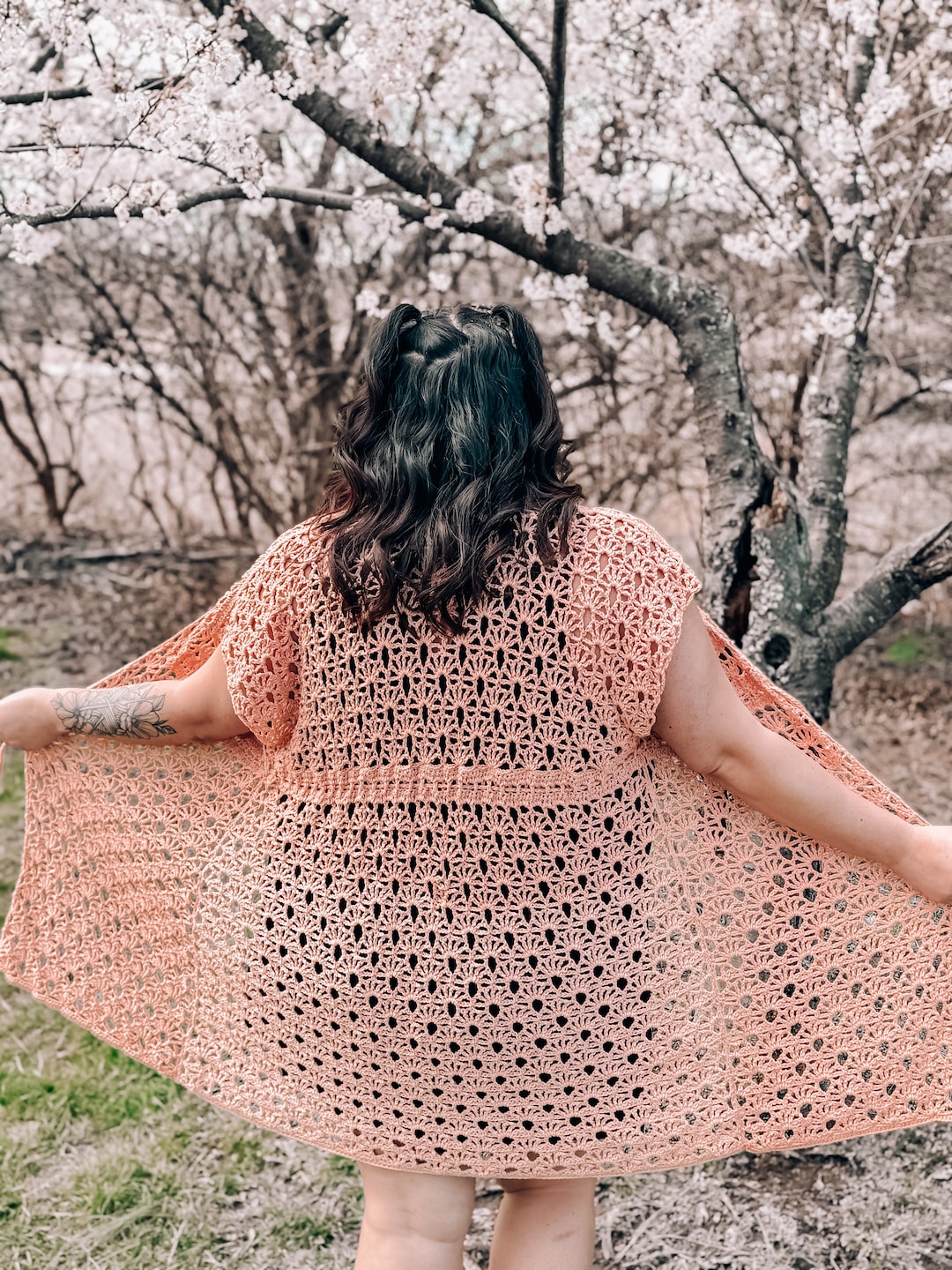 Crochet Cover up Pattern Crochet Cardigan Pattern Crochet Summer Top Crochet Garment Summer Crochet Crochet Pattern PDF