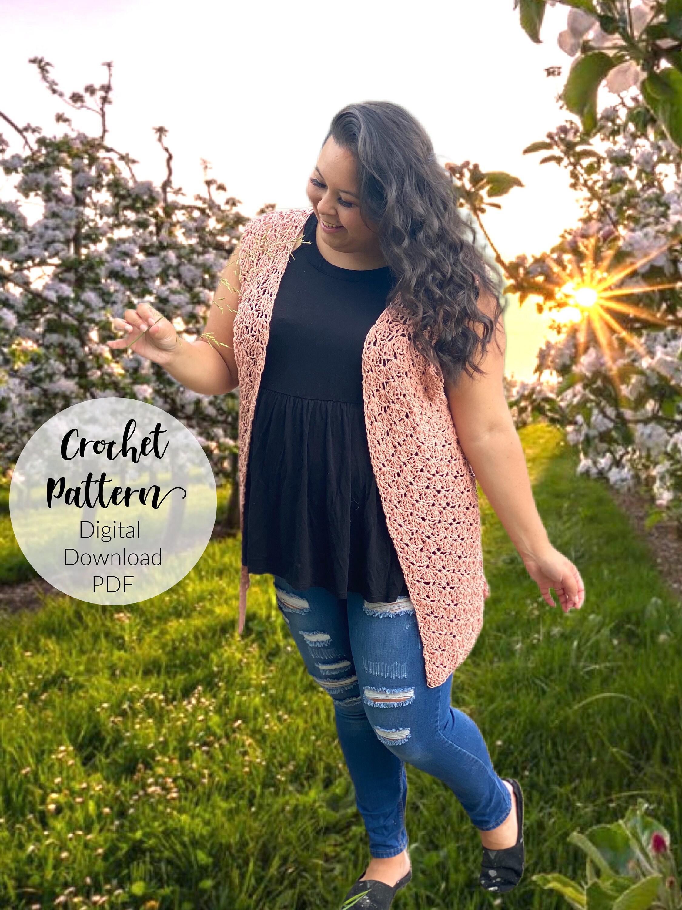 Trinity Cardigan, Crochet Top Pattern, Crochet Pattern, Crochet Top, Crochet Summer Top, Boho Top, Crochet Cardigan,