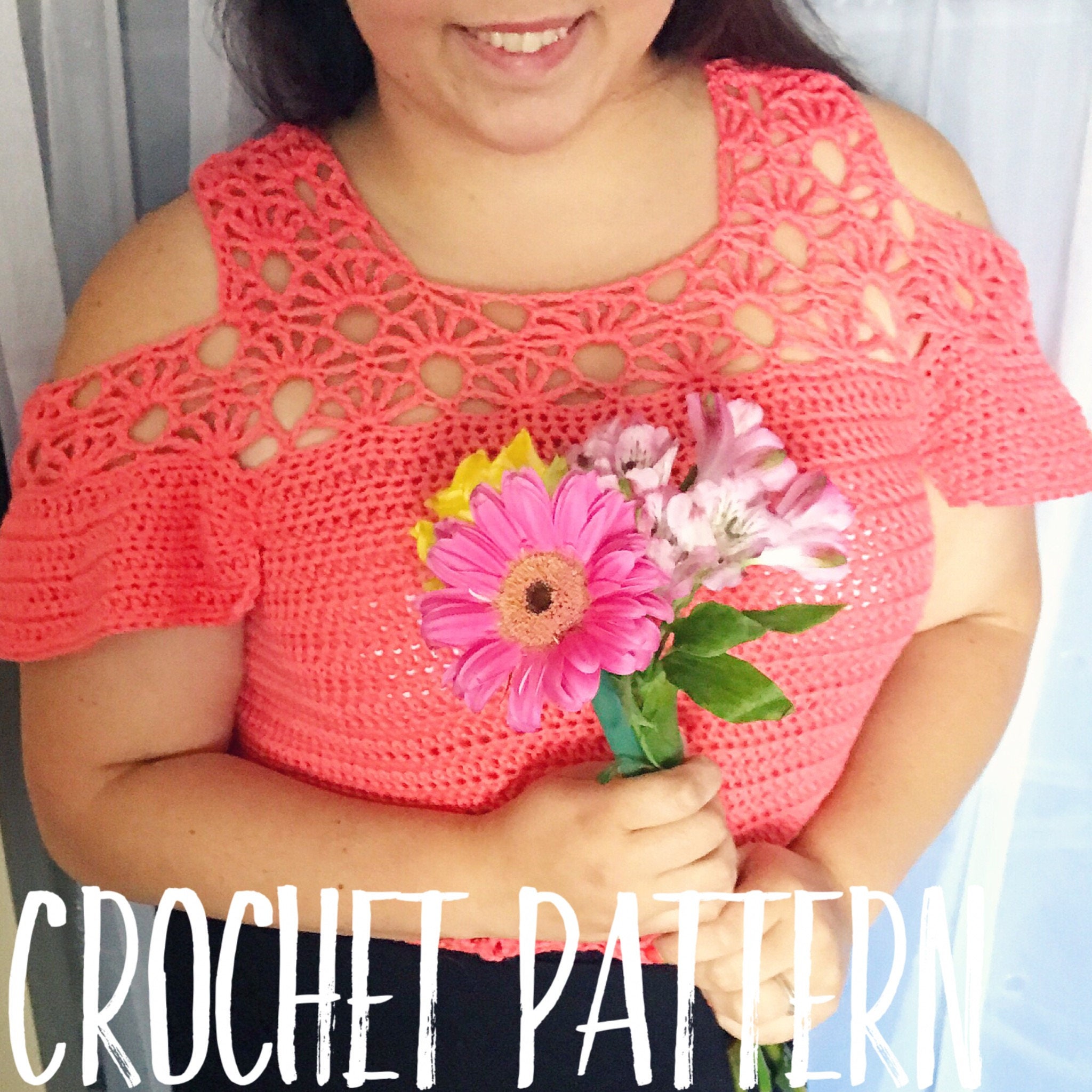 Crochet Pattern Crochet Crop Top Pattern Crochet Summer Etsy UK