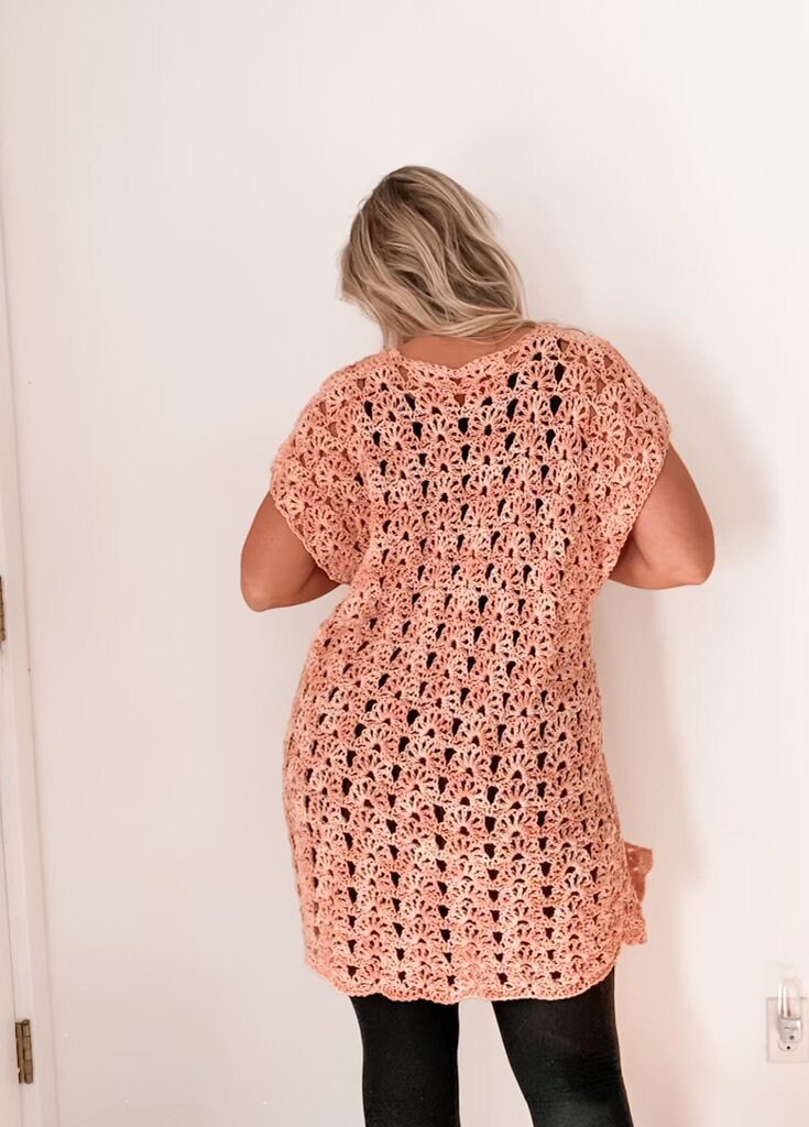 Crochet Cardigan Pattern Long Cardigan Crochet Etsy