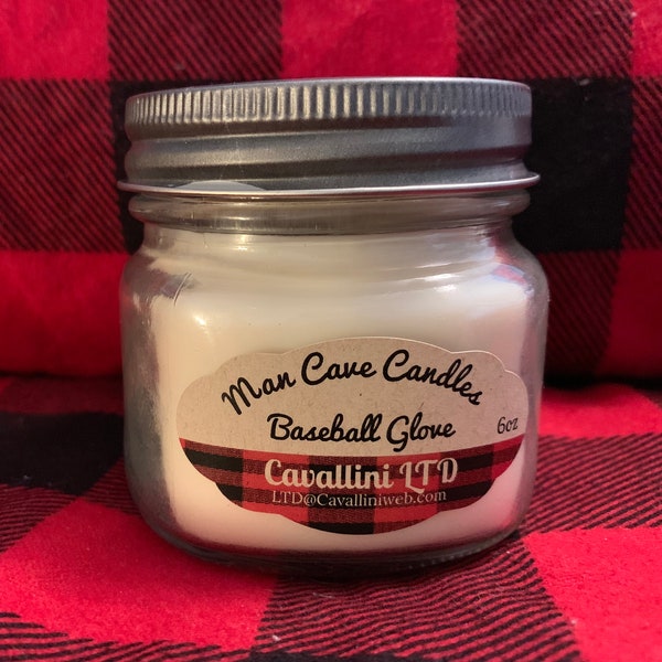 Baseball Glove Soy Candle