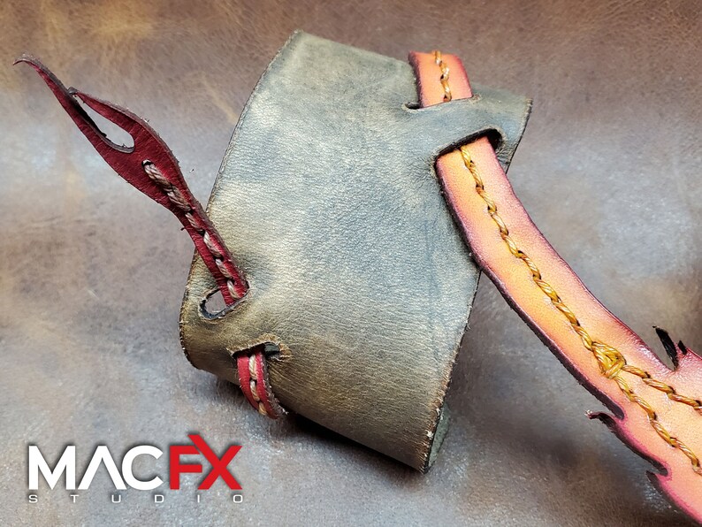 Leather Phoenix Bracelet Left Hand