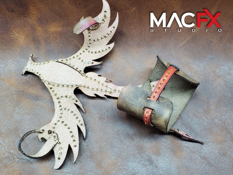 Leather Phoenix Bracelet Left Hand