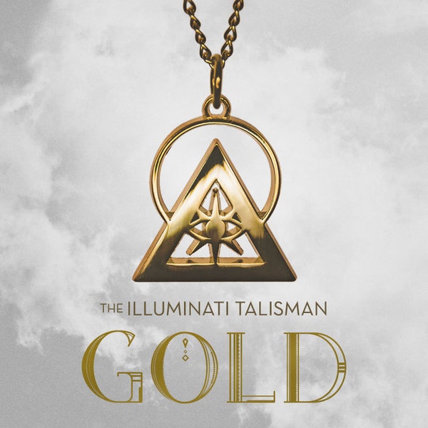 Illuminati Talisman Necklace: Gold