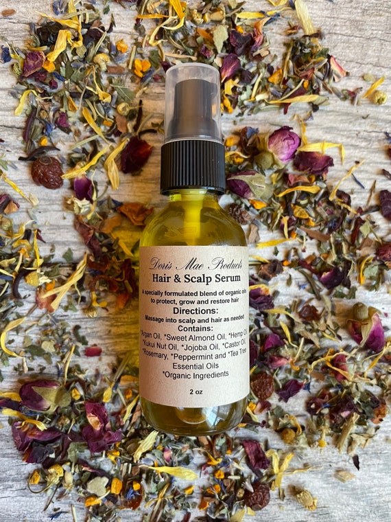 Hair Scalp Serum Hair Oil Hair Growth Serum Hair Serum Etsy