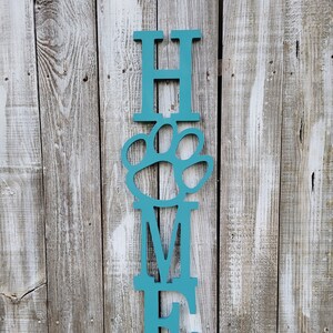 Paw Home Wood Sign Dog Lover gift