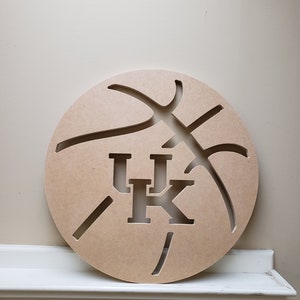 UK Wooden Basketball Door Hanger image 3