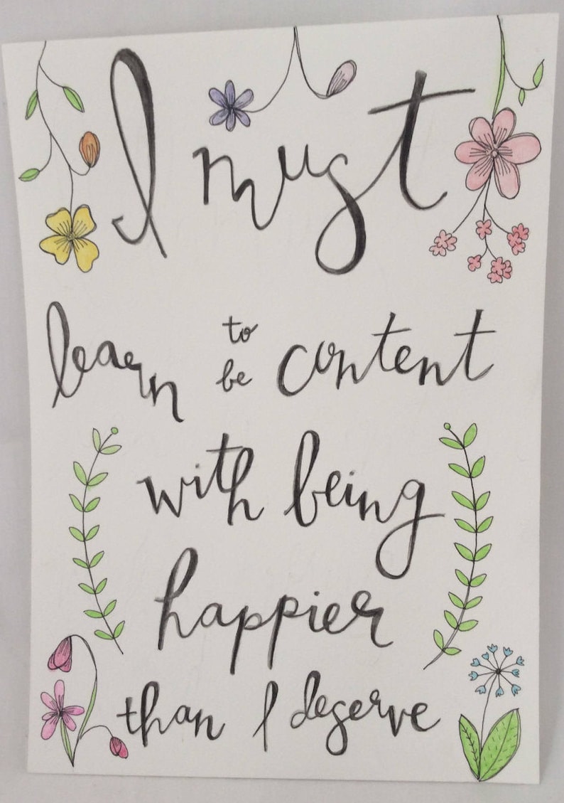 Lettering Quotes Hand Painted by Casai Prints Inspirational Quotes