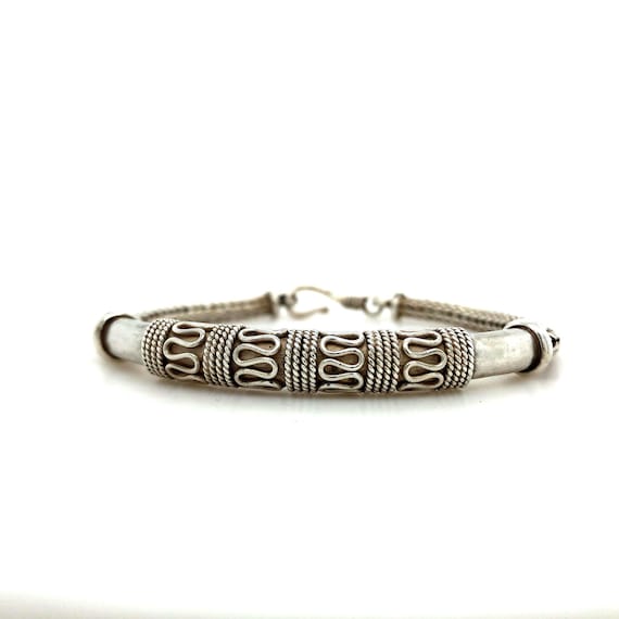 Stunning vintage ladies' byzantine bracelet in ste