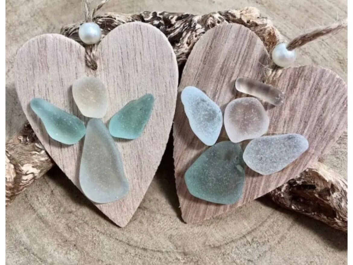 『Wish of an Angel.*』シーグラスアート Sea Glass Angel - Etsy
