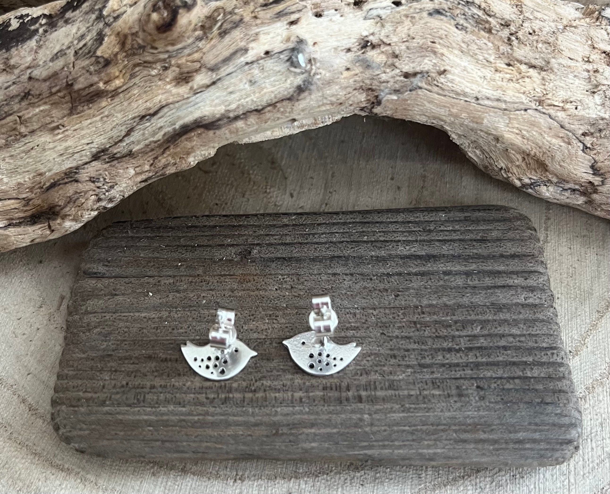 Orecchini Artigianali In Argento Sterling 925 Con Uccellino Blu In Fimo 3D, Gioiello Originale Per Donna E Bambina, Confezione Regalo - 2