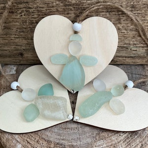 Large Scottish Sea Glass Guardian Angel