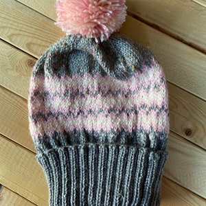Adult Fair Isle Knit Beanie/hat