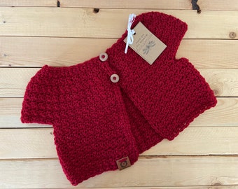 Baby/Toddler Hand Knit Cardigan