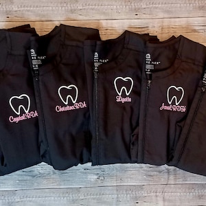 Dental hygiene scrub jackets new arrivals