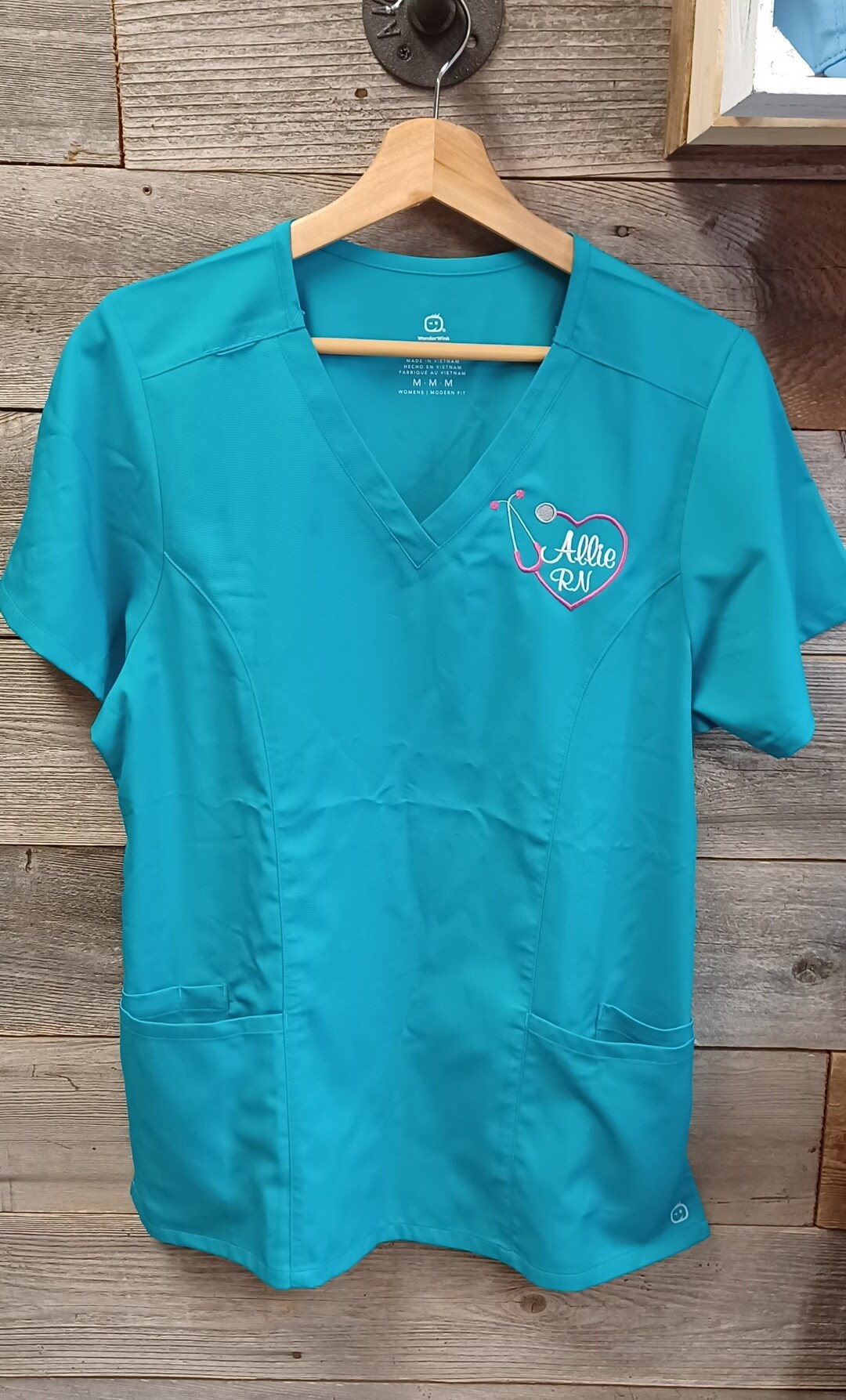 Wonder Wink/women's Medical Lightweight Scrub Top With Etsy