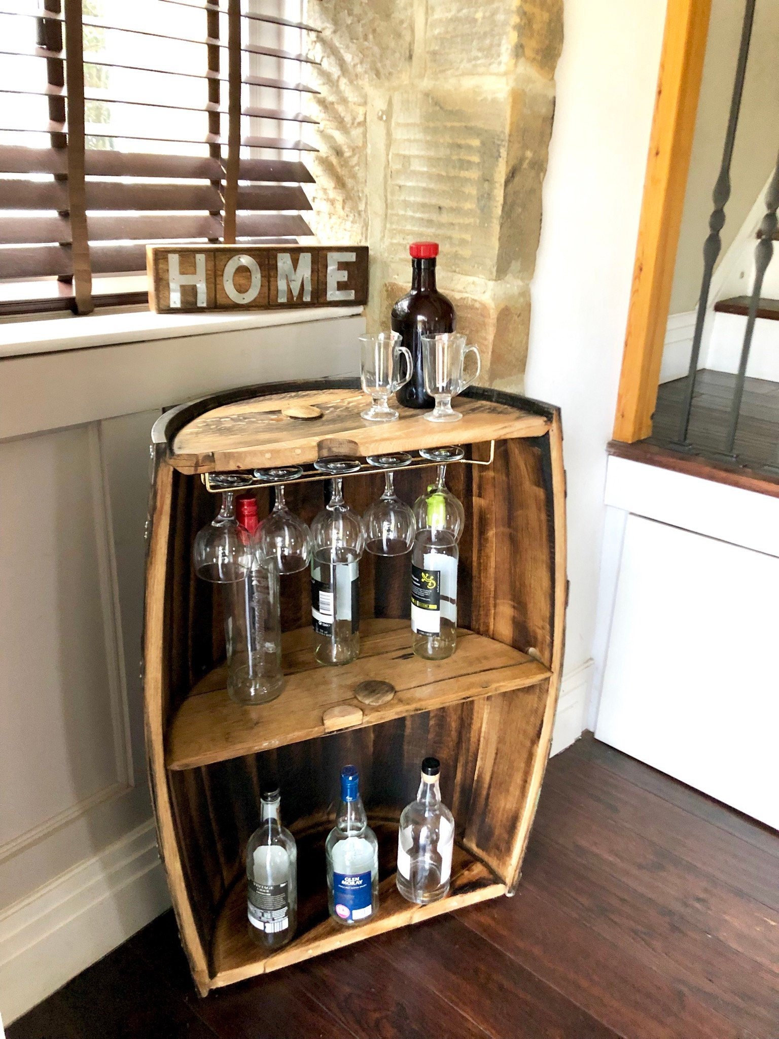 Home Bar Mini Bar Gin Bar Bottle Storage Barrel Bar Drinks Cabinet