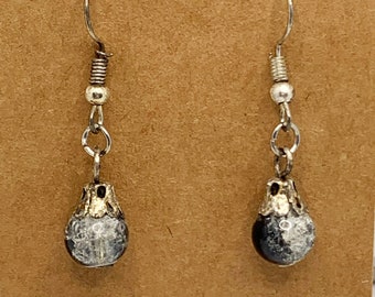 Crackle Marble Earrings