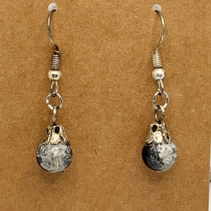 Crackle Marble Earrings