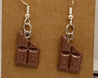 Chocolate Bar Earrings