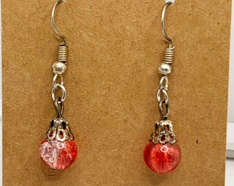 Crackle Marble Earrings