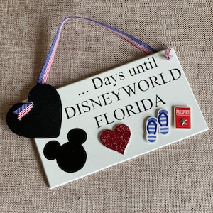 Disneyworld Countdown Plaque: Unique Travel Gift