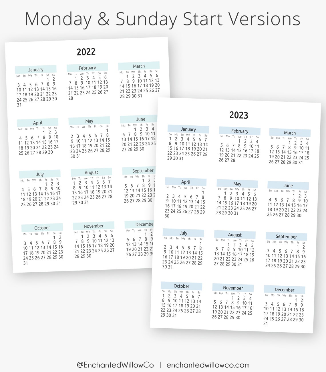 2025 2025 Yearly Calendar Digital Planner Insert for Etsy