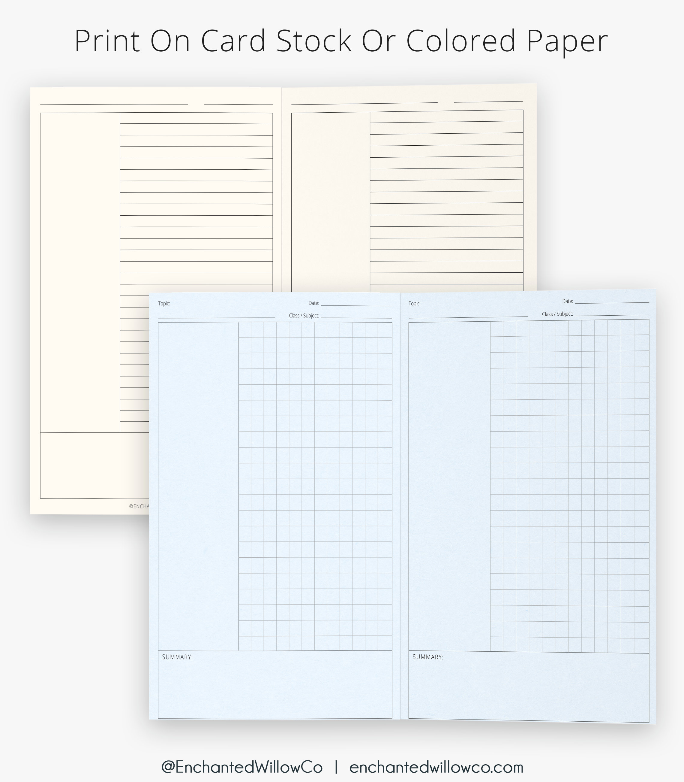 Passport Size Traveler's Notebook Insert Printable Planner | Etsy