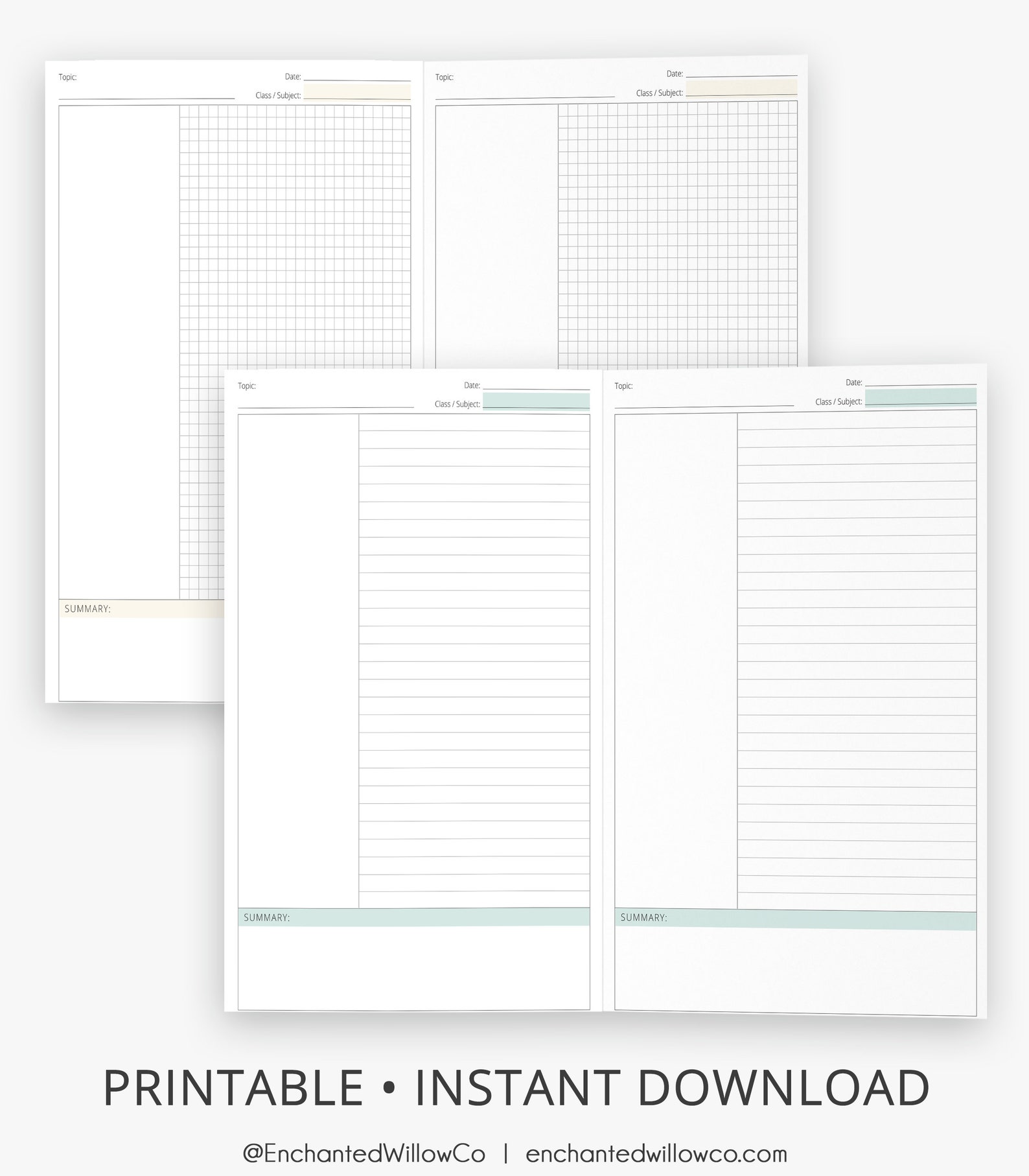 Passport Size Traveler's Notebook Insert Printable Planner | Etsy