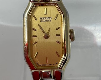 Seiko 2E20-6459 Ladies Watch New Battery 13MM 6 display picture 3