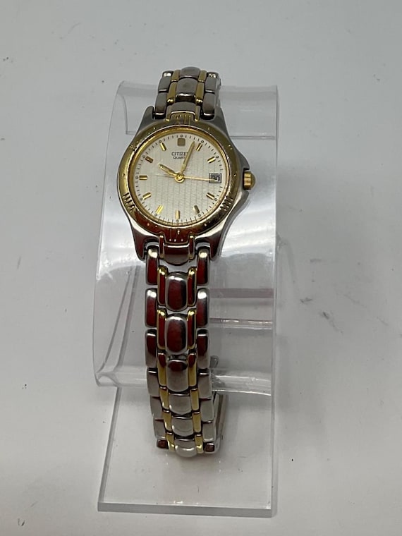 Vintage Citizen Two-tone Quartz Watch Gold & Silver Roman  display picture 1
