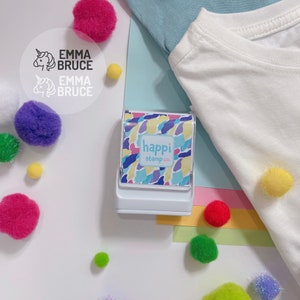 Tampon personnalisé, Tampon pour vêtement, Tampon nominatif, Tampon pour textile, Tampon pour tissu