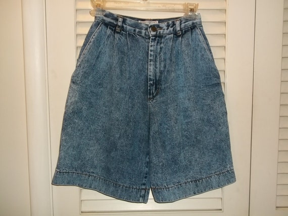 Vintage 70s-80s HighWaist Acid Washed Baggy Guess Jean Shorts | Etsy