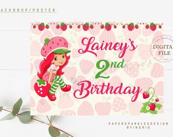 Custom Design & Personalised Cartoon Poster / Backdrop