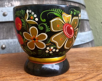 Khokhloma Cup Tumbler Russian Tableware Handicraft