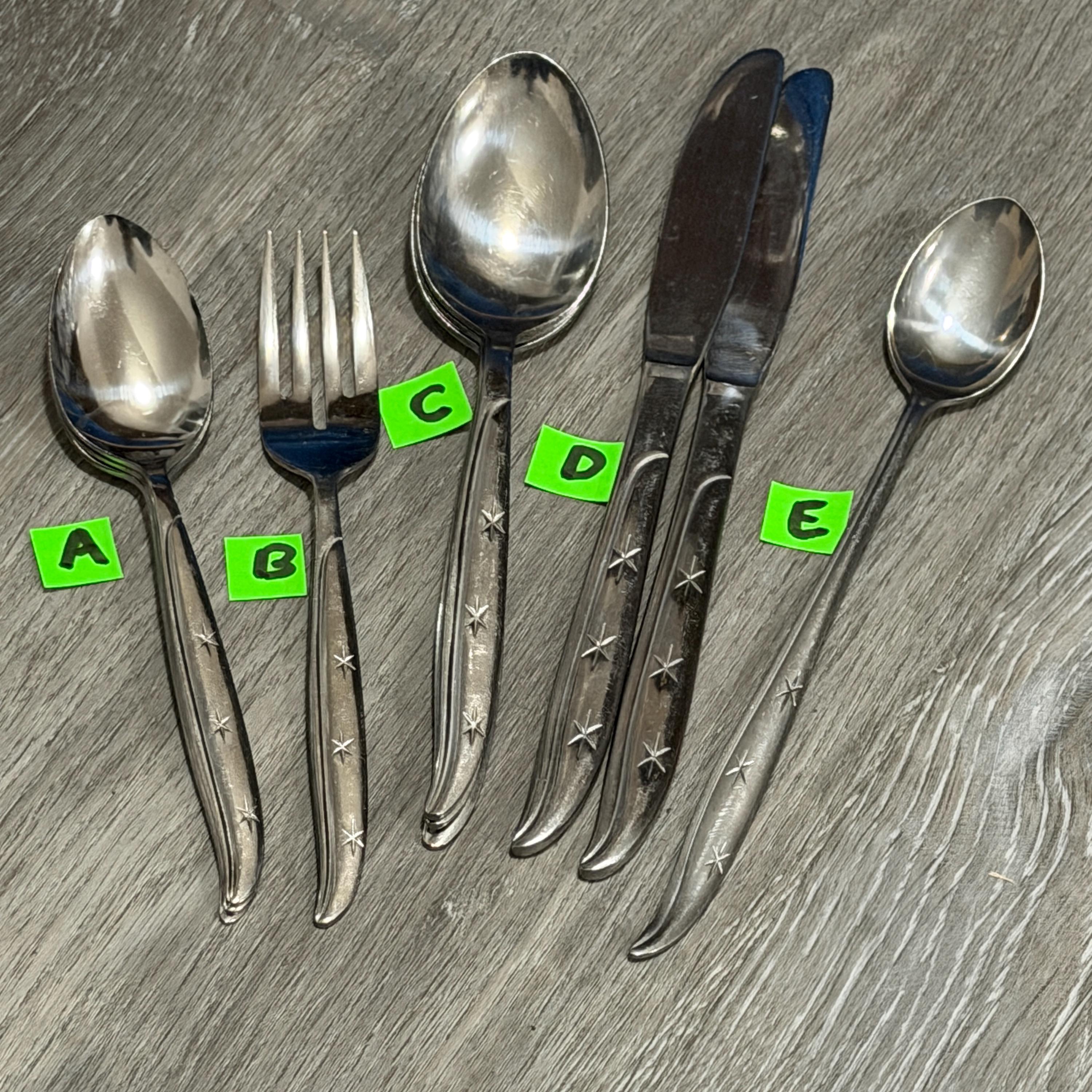 Swirl Silverware - Etsy
