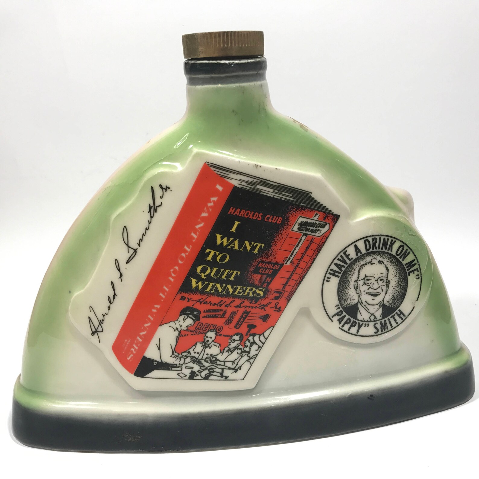 1969 Jim Beam Decanter harolds Club or Bust Etsy