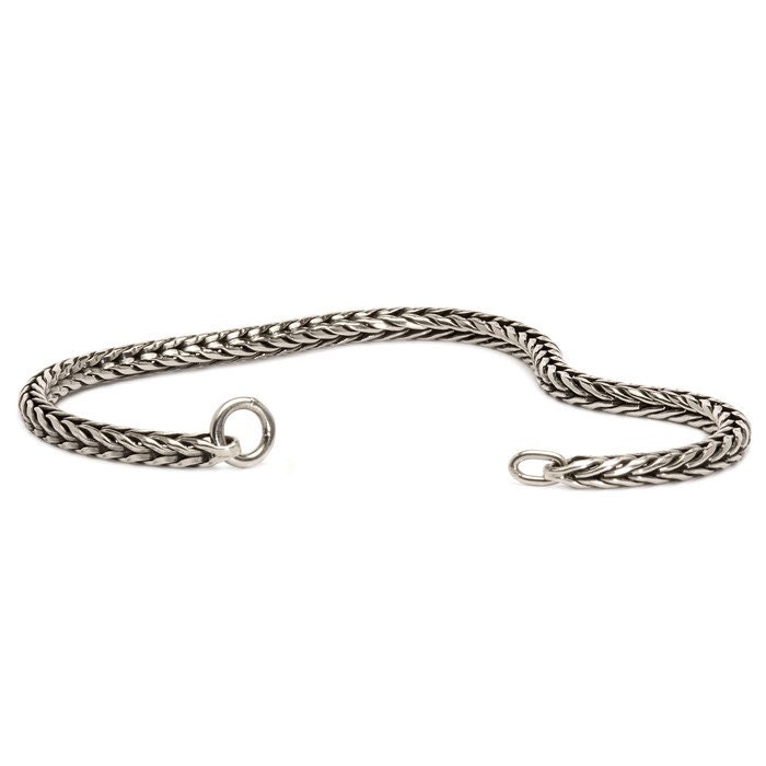 Trollbeads Bracelet .925 Sterling Authentic Silver Bracelet w/o Lock (Small 5")