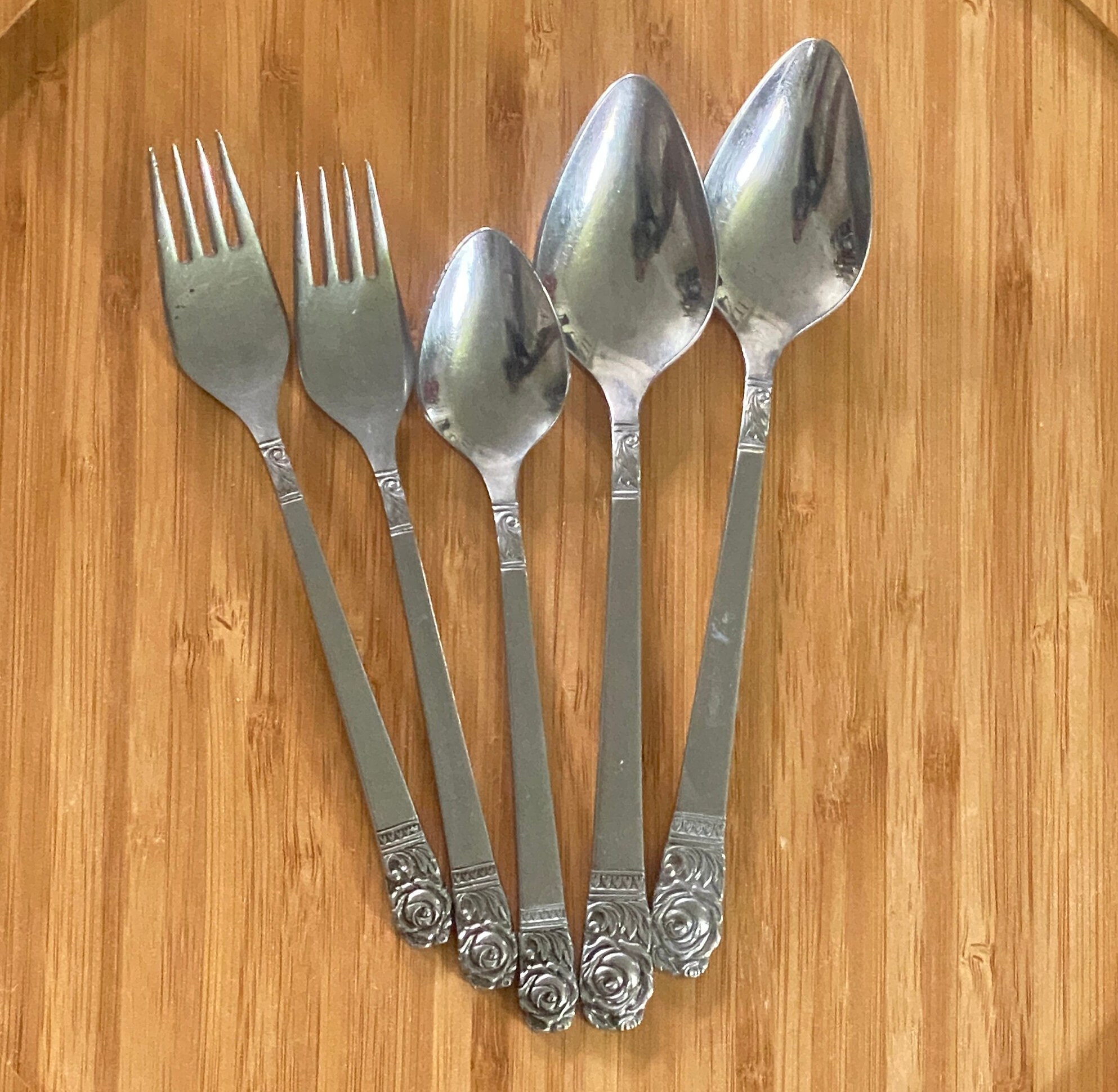 Interpur INR3 Rose Satin Stainless Steel Flatware – Made In Japan – Pick Your Pieces!